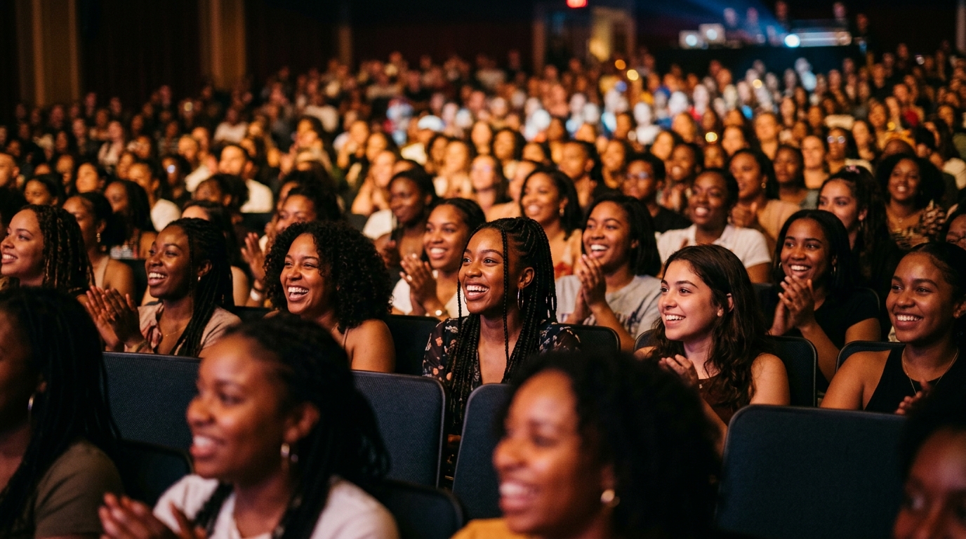 Audience at live event